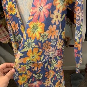 LuLaRoe Bright Floral Sariah Size 12